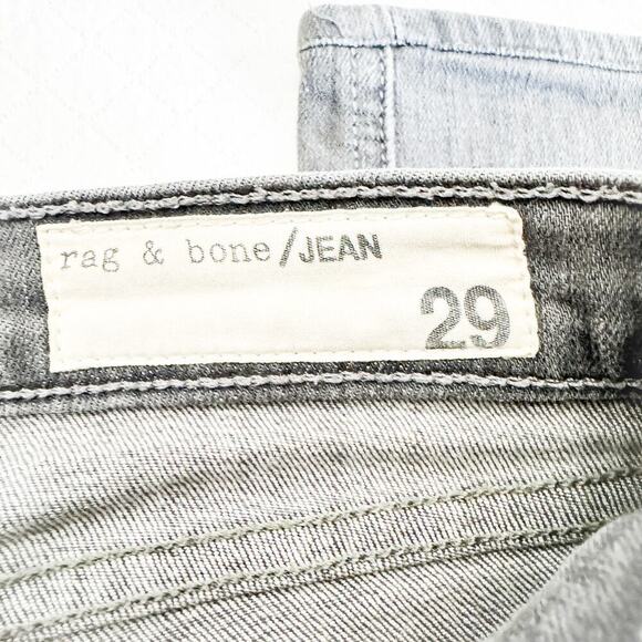 Rag & Bone Skinny Jean Buxton Gray Wash Denim Size 29 W1502K120 - Picture 6 of 8